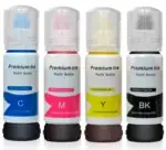 4 Tinta Compatível Epson T504 T544 Refil 70ml